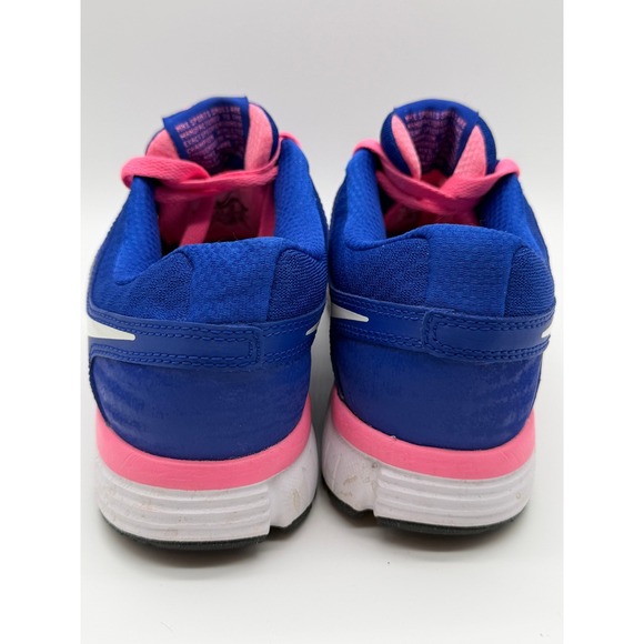 GENTLY USED NIKE DUAL FUSION Blue Pink White Running Shoes Women's Size 8 - Picture 4 of 6